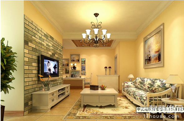 装修效果图欣赏之中式电视墙设计效果图大全 装修效果图欣赏之中式电视墙设计效果图大全